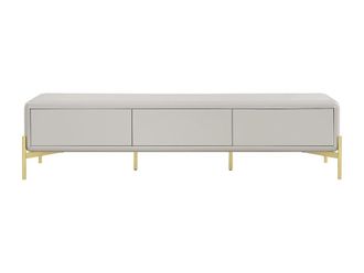 VENTE-UNIQUE.COM Mueble bajo de tv madera beige