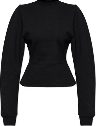 Balenciaga Long Sleeve T-Shirt - Dames - Longsleeves - Zwart - S - Katoen - Tops