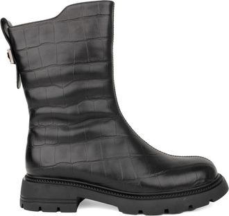 Sergio Moretti Enkellaars - Dames - Enkellaarsjes - Zwart - 40 EU - Leer - Schoenen