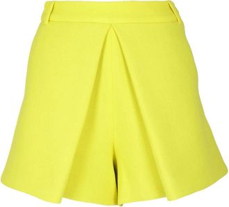 Alexandre Vauthier Stijlvolle Gaucho Broek - Dames - Bermuda - Geel - 2XS - Korte Broeken