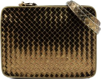 Bottega Veneta Pre-owned Bottega Veneta Metallic Nappa Intrecciato Shoulder Bag Ladies 0TZQ5UE5Q8BLZCWP