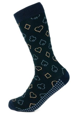 Cufflinks Inc. Card Suits Casino Crew Socks in Blue at Nordstrom