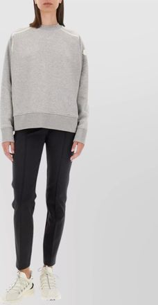 Moncler logo crew neck long sleeve sweatshirt