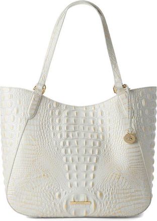 Brahmin Aliza Croc Embossed Leather Tote in Chantilly at Nordstrom