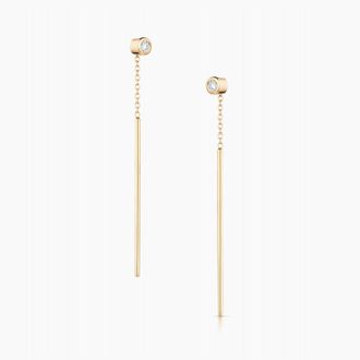 Thatch Womens Marlo Threader Earrings In Gold