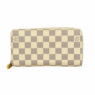 Louis Vuitton White Long Wallet (Bi-Fold) (Pre-Owned)