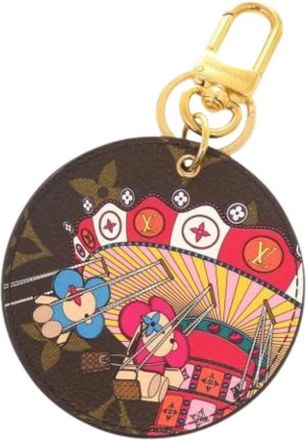 Louis Vuitton Pre-owned Canvas Keyring - Dames - Vintage Accessoires - Veelkleurig - ONE Size - Vintage