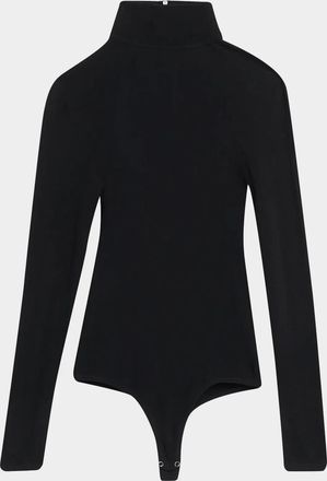 Michael Kors Turtleneck Stretch Viscose Bodysuit