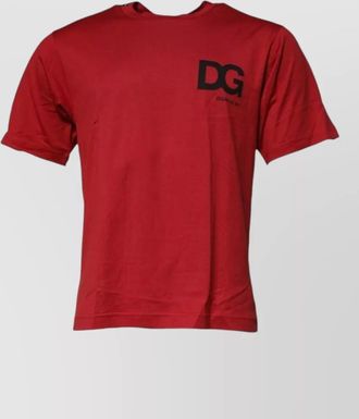 Dolce & Gabbana cotton logo-print crew-neck t-shirt