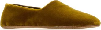 The Row Womens Ponti Slipper Yellow Fabric
