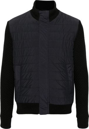Herno Black Padded Bomber Jacket