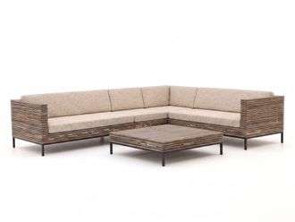 Rough Country Rustic Furniture ROUGH-D hoek loungeset 5-delig 6-zits