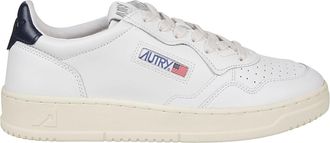 Autry White Medalist Low Leather Low-Top Sneakers