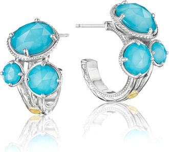 Tacori Island 18K & Silver 11.92 ct. tw. Quartz Doublet Hoop Earrings