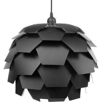 Beliani Beliani - Modern Ceiling Pendant Light Black Geometric Shade Flower Design Large Segre