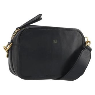 Fendi Pre-owned Vintage Schoudertas - Dames - Pre-owned - Zwart - Maat: ONE Size Leer