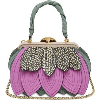 Aim&eacute;e Petal Top Handle Bag in Bloom Multi at Nordstrom