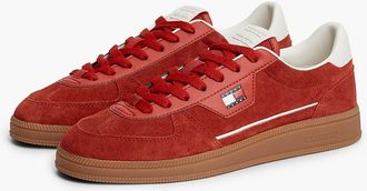 Tommy Hilfiger Womens Tommy Jeans Suede Skater Sneaker - Arizona Red - US 6.5 / EU 37