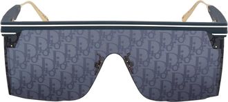 Dior DIORCLUB M1U Blue Logo Shield Unisex Sunglasses CD40042U 90X 00