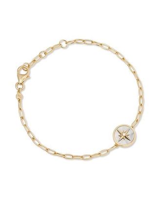 Astley Clarke Gold Polaris Mother of Pearl Locket Bracelet at Nordstrom