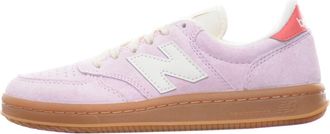 New Balance T500 Sneaker - Dames - Sneakers - Roze - 40 EU - Leer - Schoenen