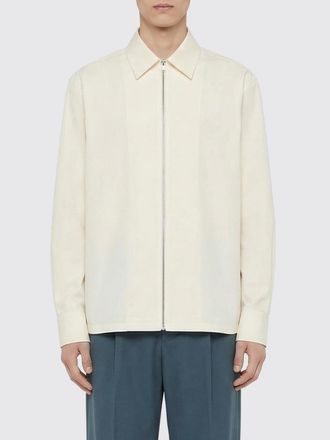 Jil Sander Camicia in cotone e seta con zip Jil Sander
