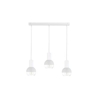 Netlighting Ice Bar Pendant Ceiling Light White 60cm 3x E27