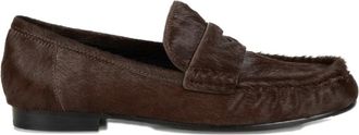 Bibi Lou Lyra loafers met veters - Bruin