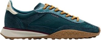 Hoff Bridge Mkii - Heren - Sneakers - Blauw - 37 EU - Leer - Schoenen