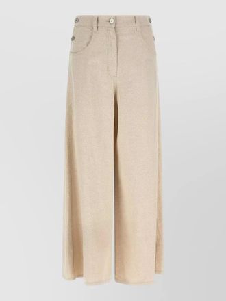 Brunello Cucinelli maxi sailor trousers wide leg style