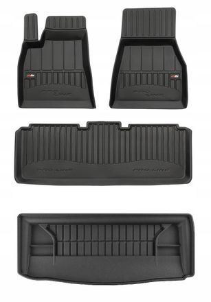OEM Juego De Alfombrillas De Goma 3d Para Tesla Model S Desde 2012