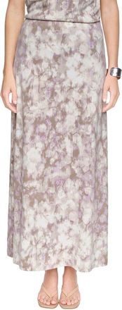 Halston Heritage Printed Midi Skirt