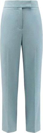 Joseph Aix Light Linen Blend Trousers - female - Joseph - Straight Trousers - Blue - XS - Trousers