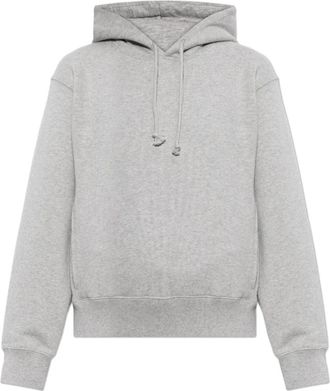 Victoria Beckham Hoodie - Dames - Hoodies - Grijs - M - Katoen - Hoodies & sweatvesten