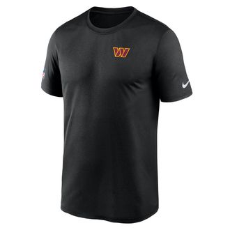 Nike Washington Commanders Legend Small Logo Nike Mens Dri-FIT NFL T-Shirt in Black | 02TI00A9E-FEJ