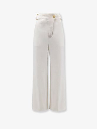 Elisabetta Franchi Pantaloni Daily in lino e viscosa - ELISABETTA FRANCHI - gender_Woman