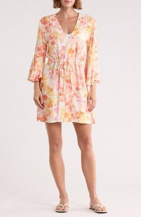 Maaji Joy Cover-Up Caftan in Pink at Nordstrom Rack, Size Medium