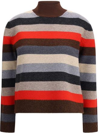 Tory Burch Multicolor Merino Wool Womens Turtleneck