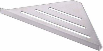 OEM 1 Estante Esquinero Para Ducha, Modelo De Acero Inoxidable 304 Con Antioxidante: Organizador Pared Ba&ntilde;o, Cocina Cuartos H&uacute;medos (plata Brillante)