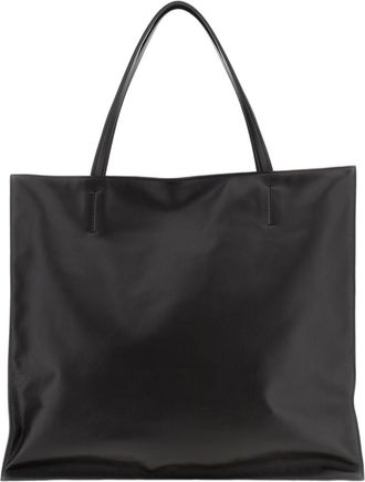Maeden Dark Brown Yumi Double-Zip Suede Tote Bag
