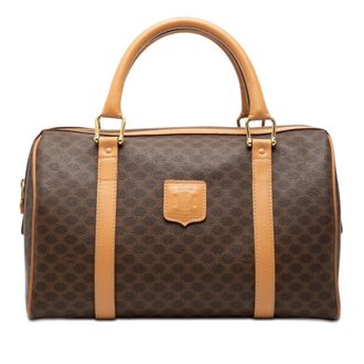Celine Pre-owned Celine Macadam Coated Canvas Boston Bag Ladies YVEB3CCC7T65O1W3