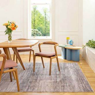 Kukoon Neutral Beige Tonal Abstract Machine Washable Soft Pile Area Rug | Size: 280 cm x 380 cm