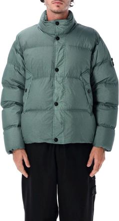 Stone Island Green Regular Down Jacket