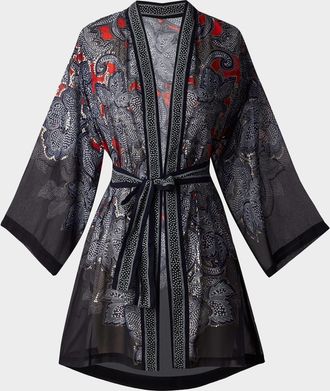 Miraclesuit Steel Magnolias Kimono Coverup