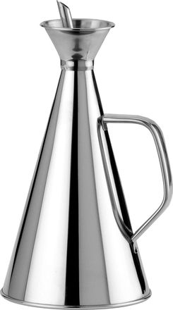 No Brand Botella De Aceite De Acero Inoxidable A Prueba De Fugas, Color Plata, 1 Litro