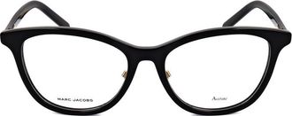 Marc Jacobs Ladies Black Rectangular Eyeglass Frames MARC-663/G