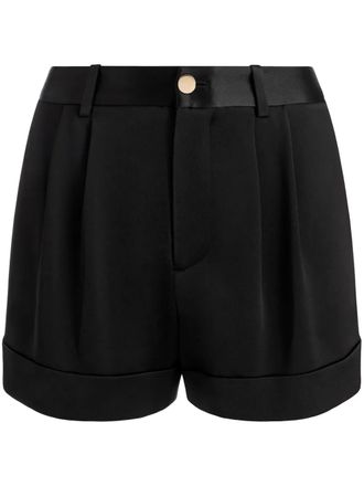Alice & Olivia Conry pleated shorts - Black