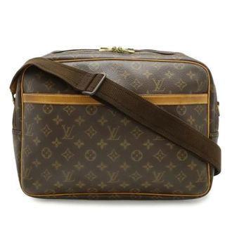 Louis Vuitton Pre-owned Monogram Shoulder Bag Reporter GM - Dames - Pre-owned - Bruin - Maat: ONE Size