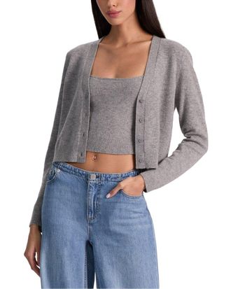 Alice & Olivia Alice + Olivia Grace Cashmere-Blend Cardigan