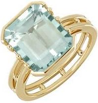 Bony Levy Cushion Cut Amethyst Ring in 14K Yellow Gold/Amethyst at Nordstrom Rack, Size 6.5